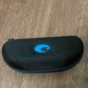 Costa Black Sunglasses Case with Blue Logo